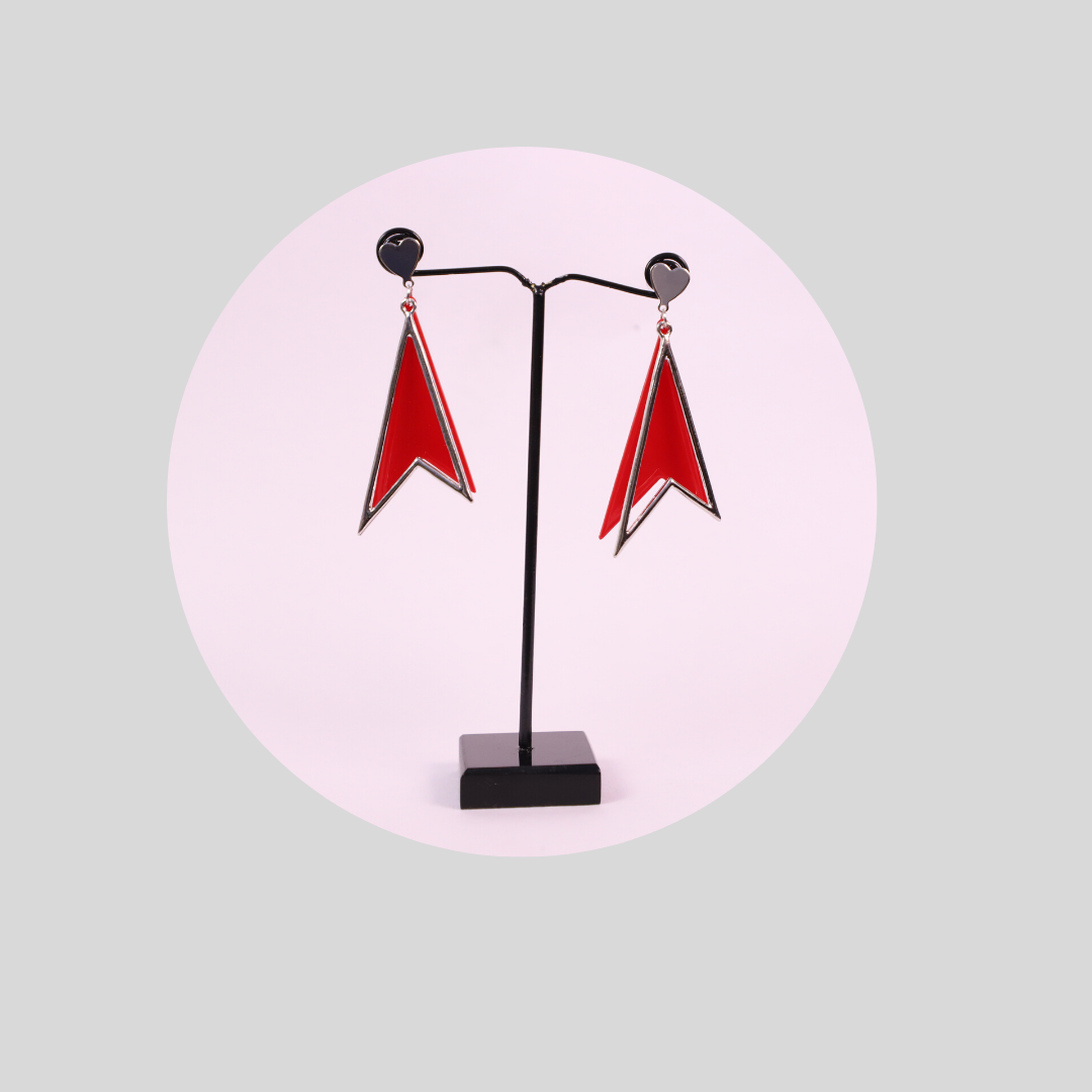 Earring in Red Color